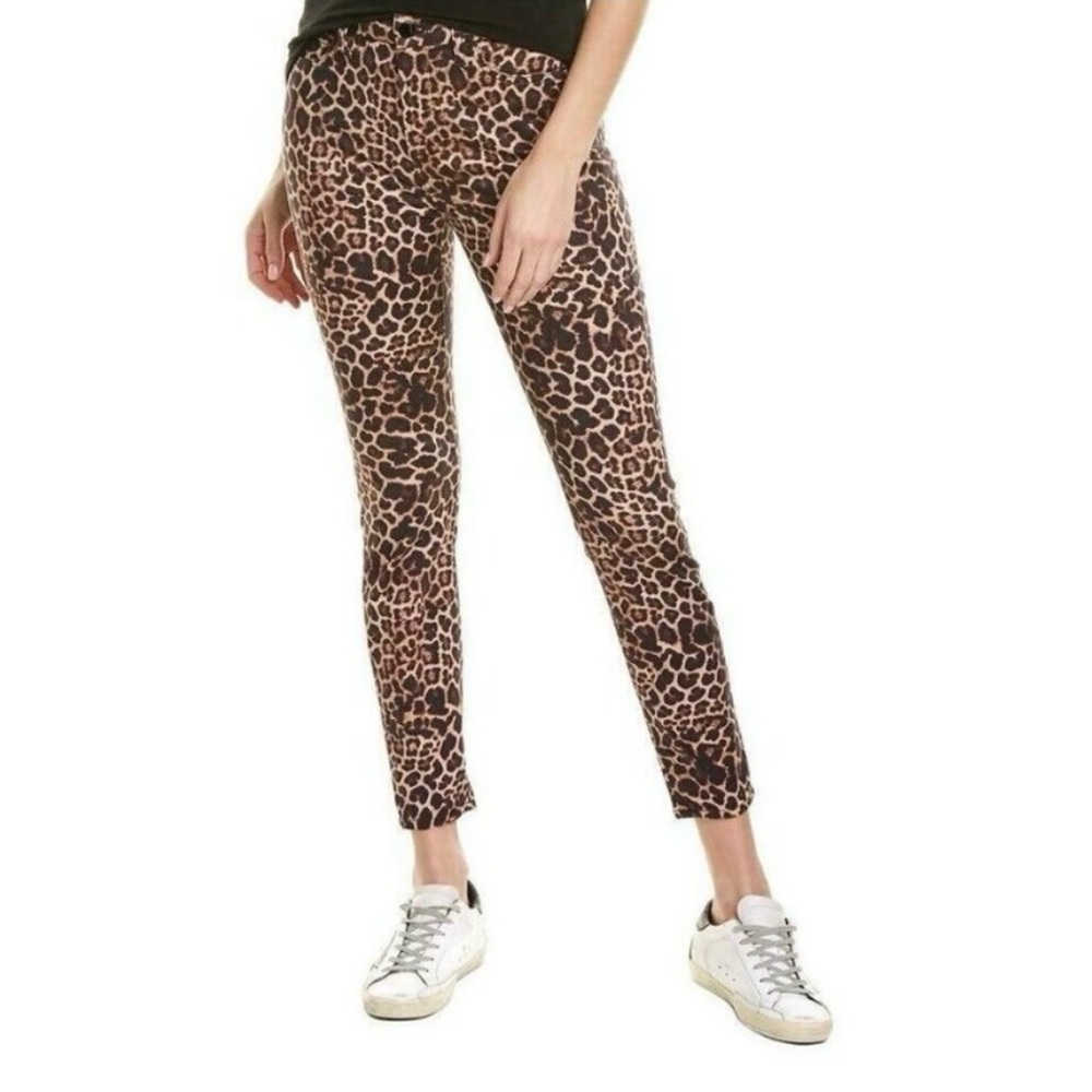 Jen7 Cheetah Print Skinny Leg Ankle Pants Jeans Size: 4 NWT